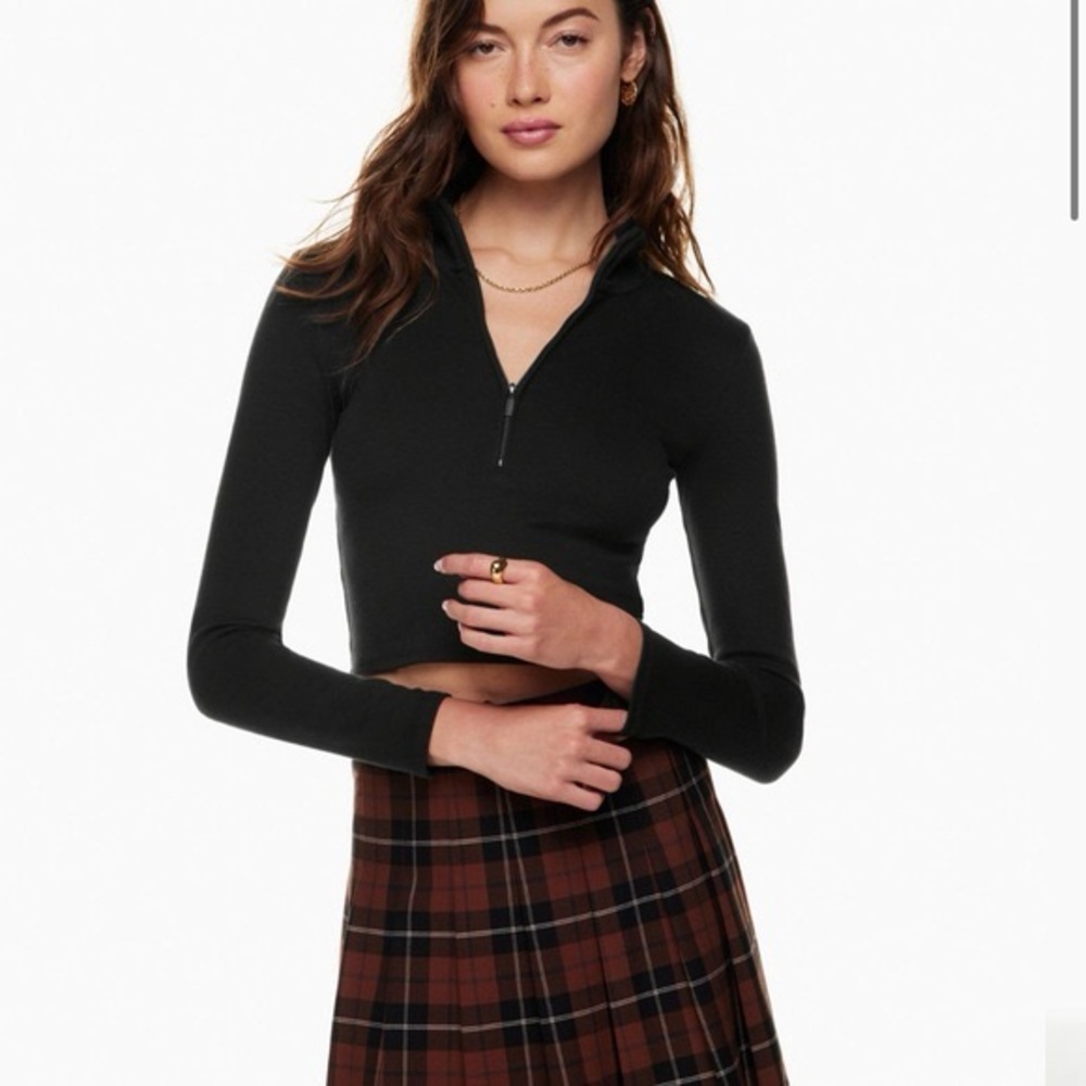 Sunday Best Black Half-Zip Longsleeve - Picture 7 of 11